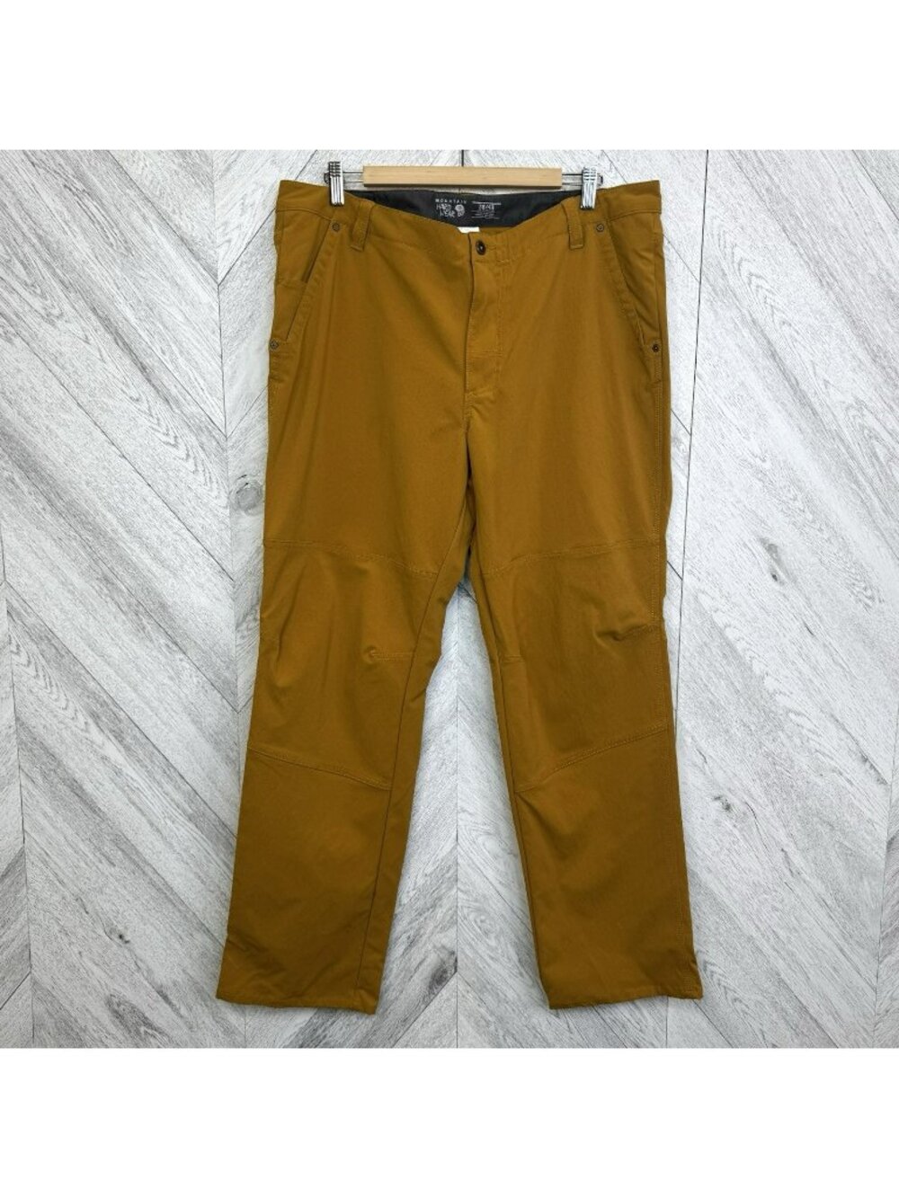Mountain Hardwear AP Active Pants Mens Size 38x32 Brown Nylon Stretch Outdoor